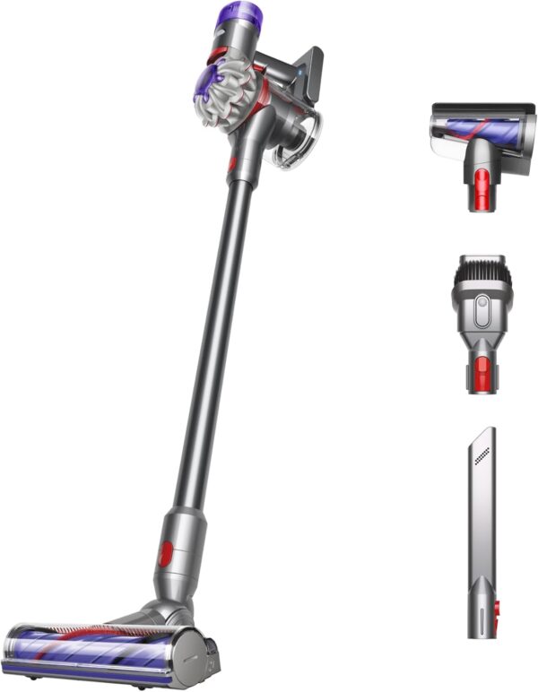 Cordless Vacuum, Silver/Nickel, Limited time deal 26% off